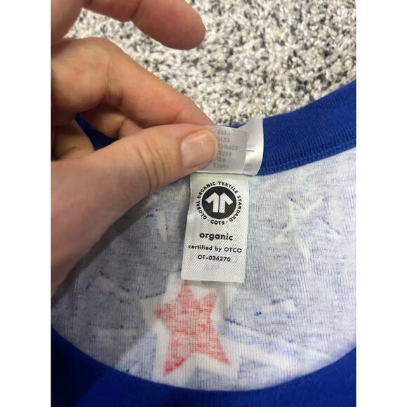 Hanna Andersson‎ 4th of July Patriotic Tank, Women’s M, Organic Cotton Blue/Red - Picture 5 of 10